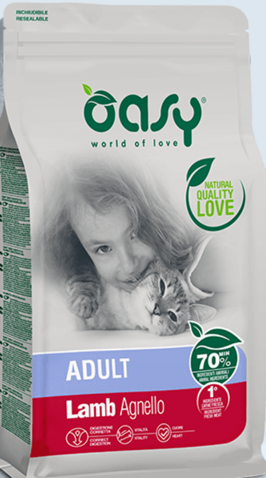 OASY GATTO AGNELLO 1,5 KG