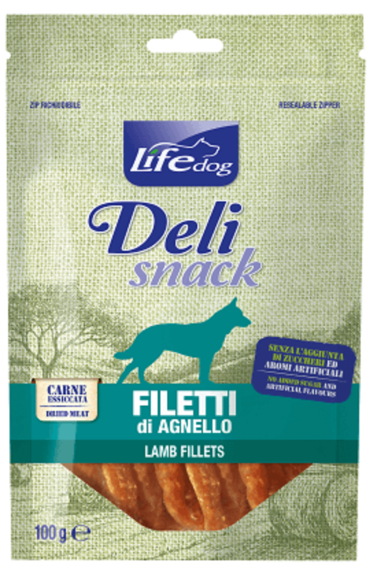 LIFE NATURAL CANE SNACK AGNELLO 100 GR