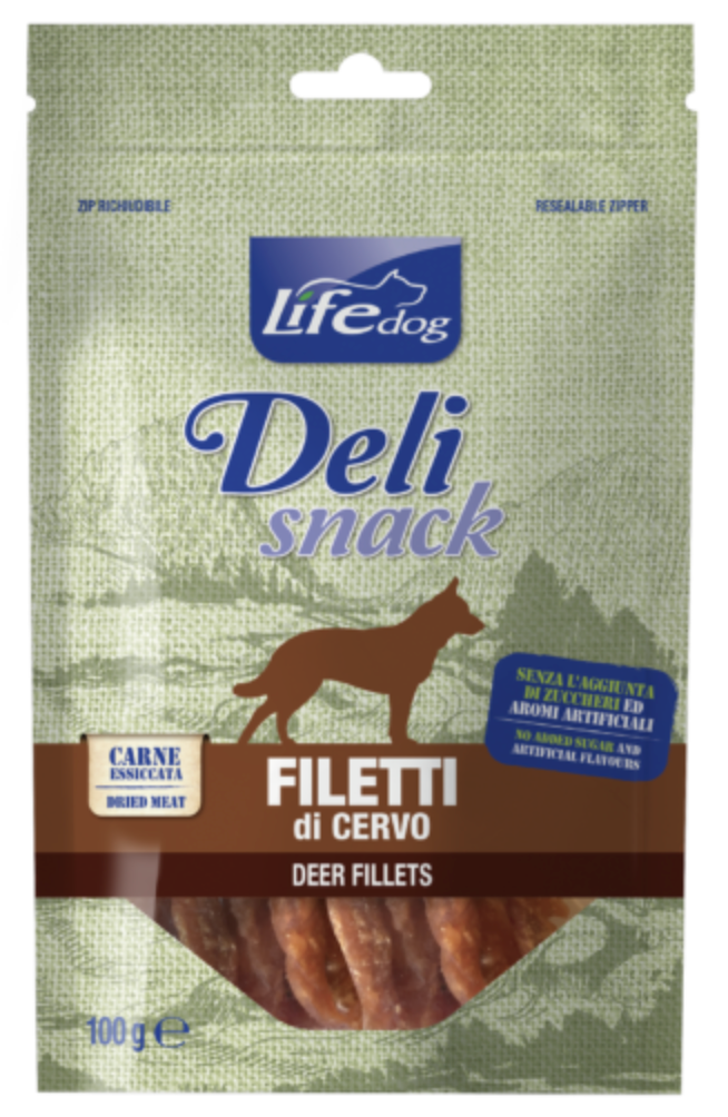 LIFE NATURAL CANE SNACK CERVO 100 GR