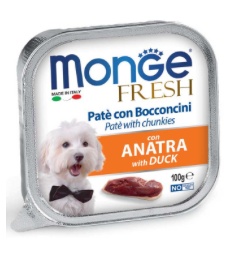 MONGE CANE FRESH PATE' ANATRA 100 GR