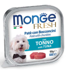 MONGE CANE FRESH PATE' TONNO 100 GR