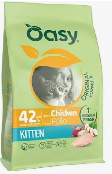 OASY GATTO KITTEN POLLO 1,5 KG
