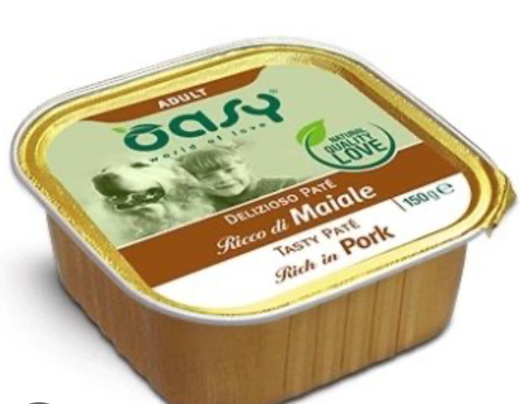 OASY CANE PATE' MAIALE 150 GR