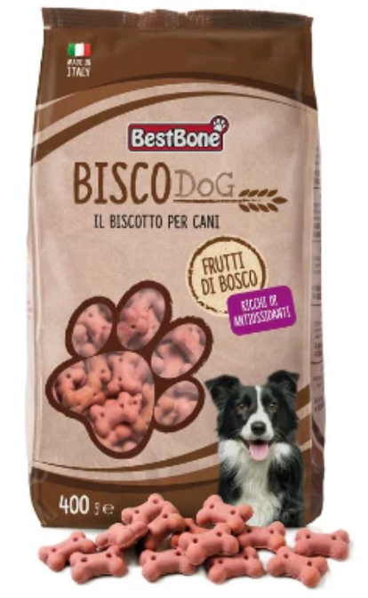 BISCODOG CANE FRUTTI DI BOSCO 400 GR - RECORD