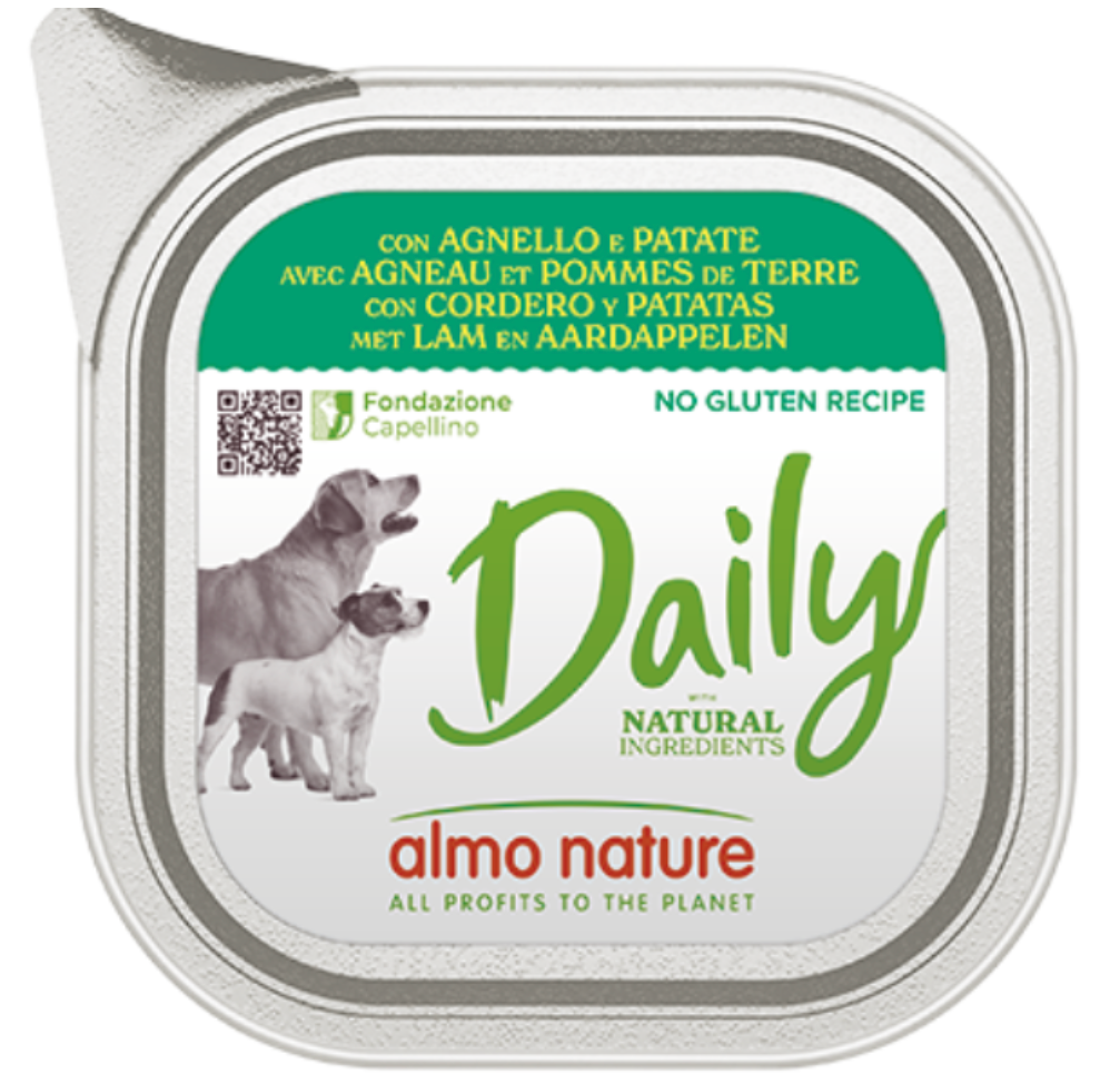 ALMO NATURE CANE AGNELLO E PATATE DAILY 100 GR
