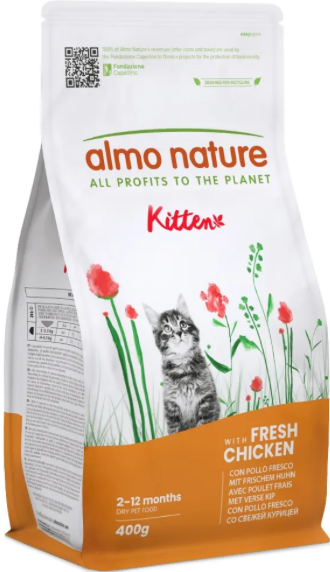 ALMO NATURE GATTO KITTEN POLLO 400 GR