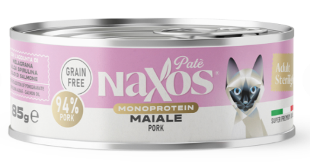 NAXOS GATTO MAIALE PATE' MONOPROTEICO 85 GR