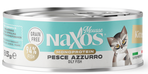 NAXOS GATTO PESCE AZZURRO MOUSSE MONOPROTEICA 85 GR