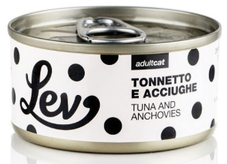 LEV GATTO TONNETTO E ACCIUGHINE 70 GR